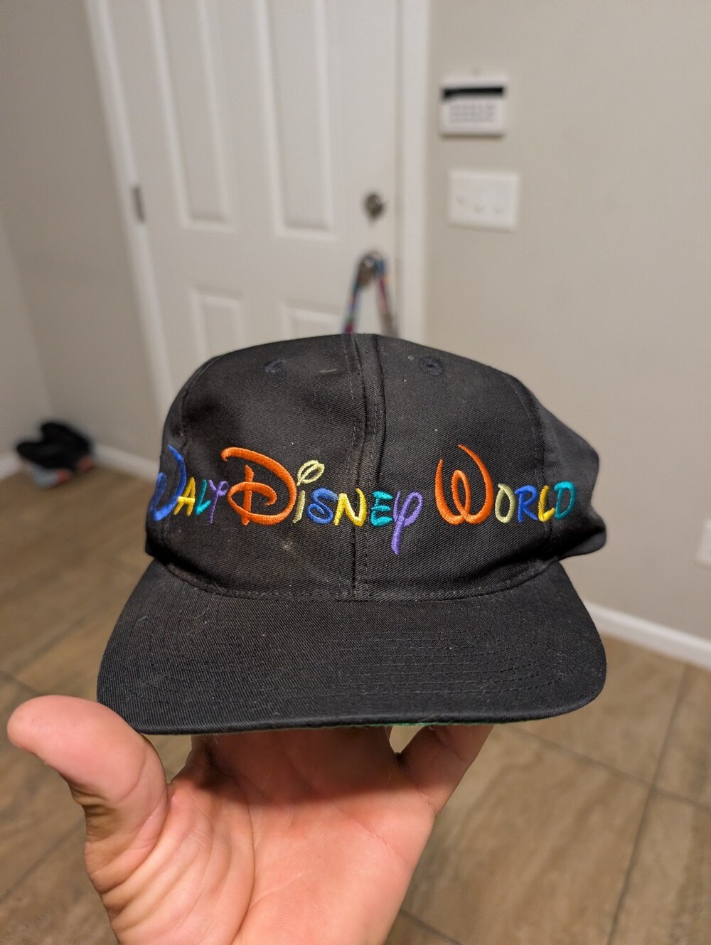 Vintage Walt Disney World Spellout Script Dad Cap Baseball Hat Goofys Hat Co